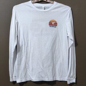 Birddogs White Graphic Long Sleeve Tee Shirt SIZE LARGE